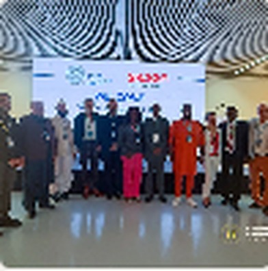 Group at corporate event